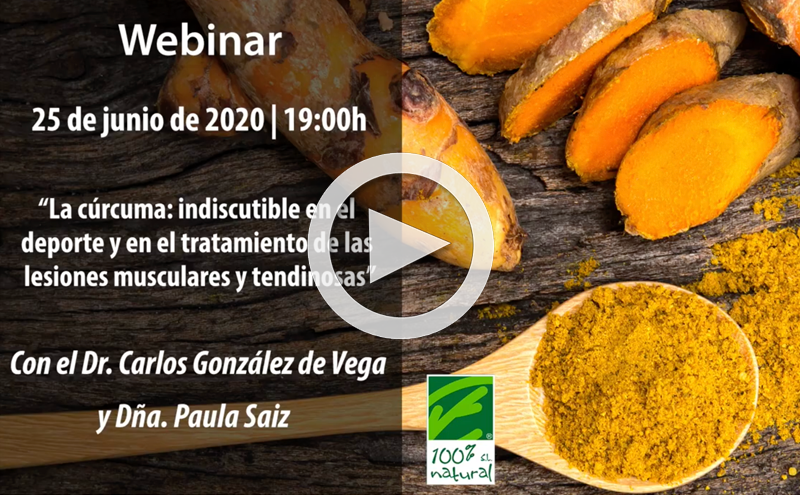 Webinar” Cúrcuma: indiscutível no desporto e no tratamento de lesões musculares e tendinosas”