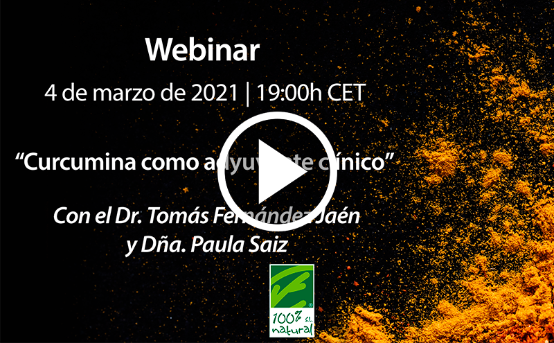 Webinar “Curcumina como adjuvante clínico” 
