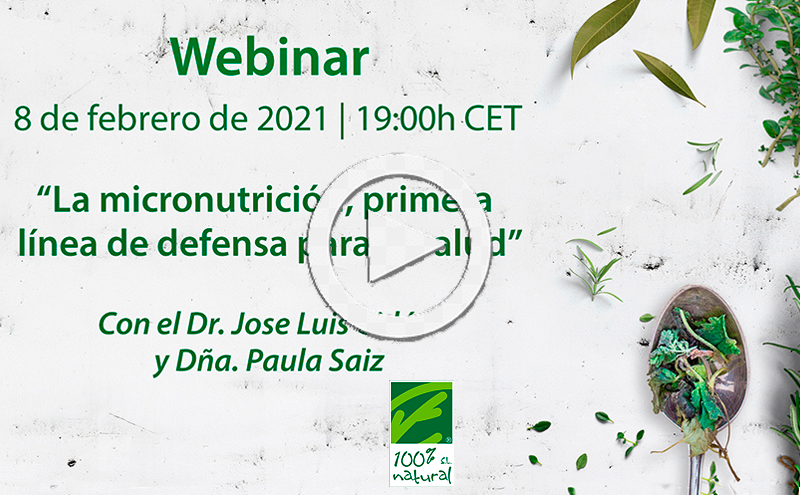 Webinar “Micronutrição, primeira linha de defesa para a saúde”