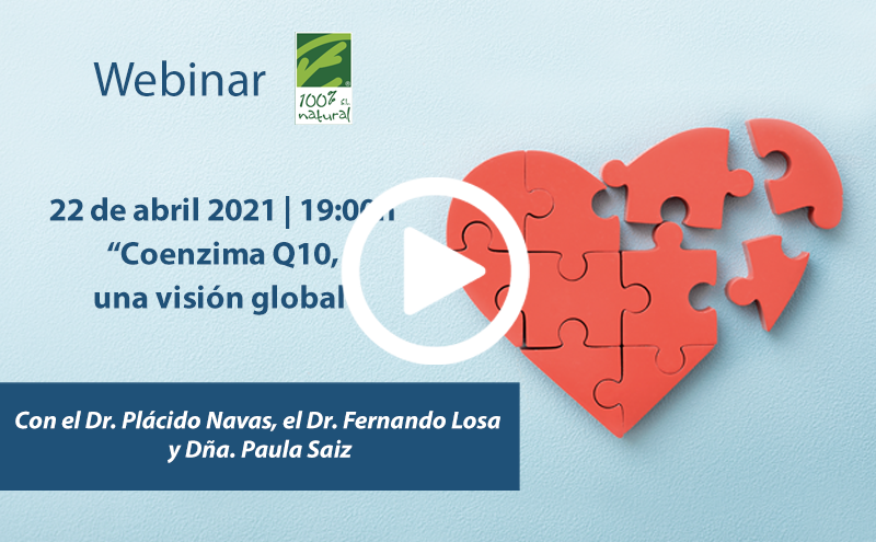 Webinar “Coenzima Q10, uma visão global” 